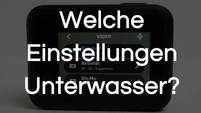 You are currently viewing GoPro Einstellungen Unterwasser | Tauchen und Schnorcheln