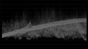 Wellenform mit Rotfilter