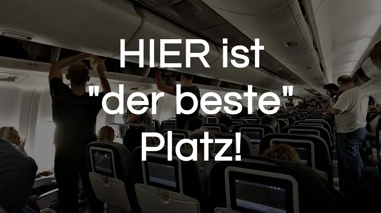 Read more about the article Bester Platz im Flugzeug? | DU hast die Wahl!